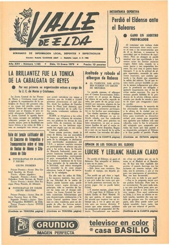 N&uacute;mero 1.165 - 13 de enero de 1979