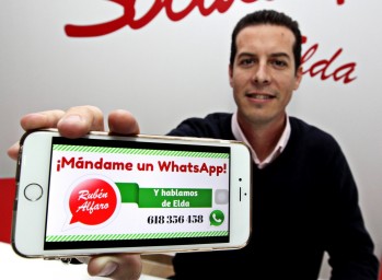 Rub&eacute;n Alfaro recibe m&aacute;s de 300 mensajes sobre problemas locales a trav&eacute;s de Whatsapp