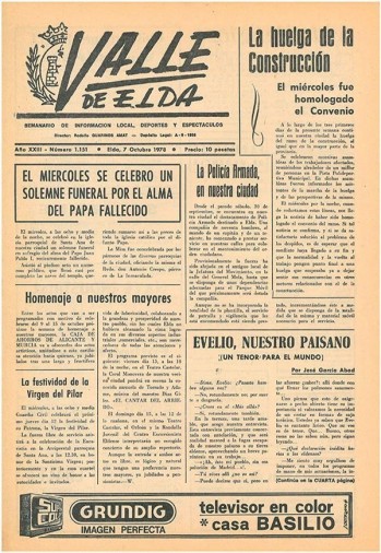 N&uacute;mero 1.151 - 7 de octubre de 1978