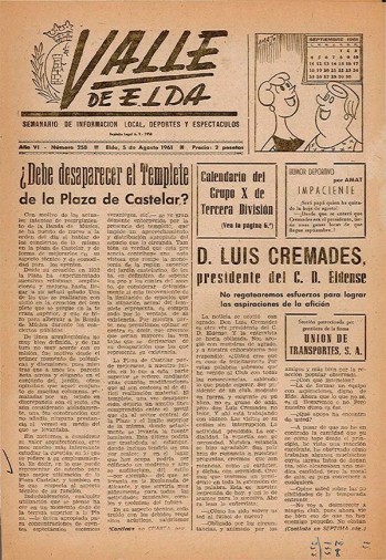 N&uacute;mero 0258 - 5 de agosto de 1961