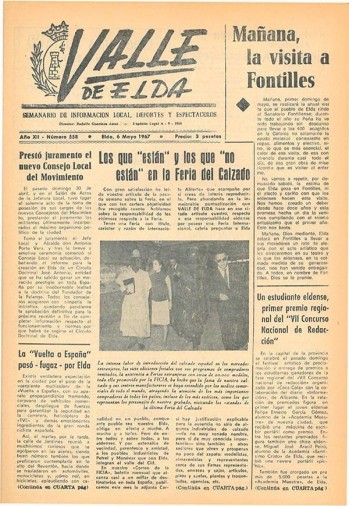 N&uacute;mero 0558 - 6 de mayo de 1967