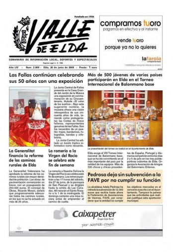 N&uacute;mero 2.609 - 26 de junio de 2009