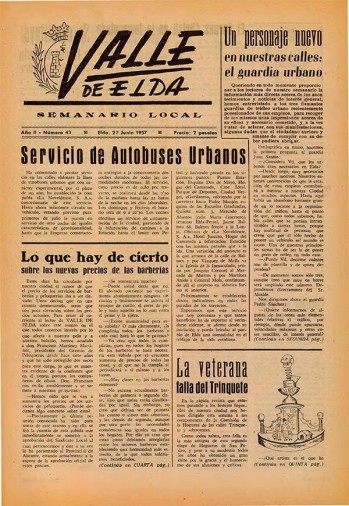 N&uacute;mero 0043 - 22 de junio de 1957