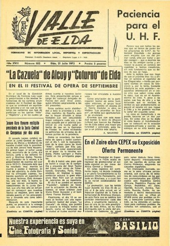 N&uacute;mero 0882 - 21 de julio de 1973