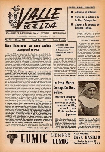N&uacute;mero 0749 - 2 de enero de 1971