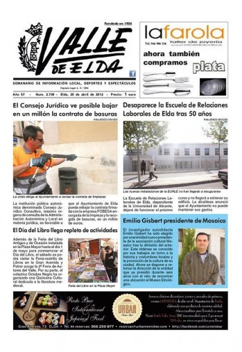 N&uacute;mero 2.730 - 20 de abril de 2012