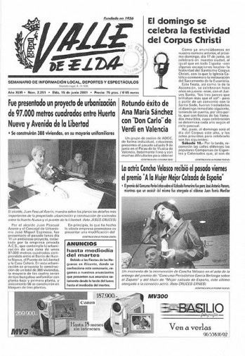 N&uacute;mero 2.251 - 15 de junio de 2001