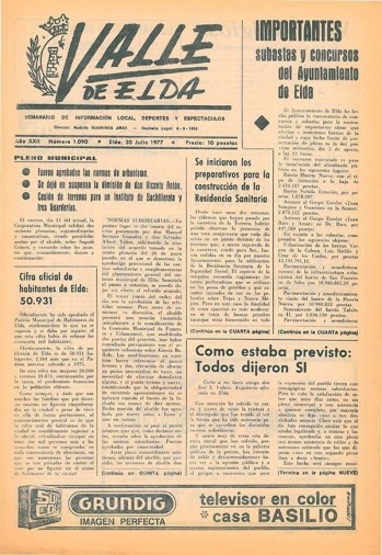 N&uacute;mero 1.090 - 30 de julio de 1977