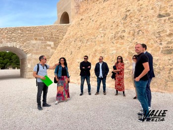 Directora de Patrimonio Cultural, Marta Alonso: "El Castillo representa el monumento m&aacute;s importante de Elda"