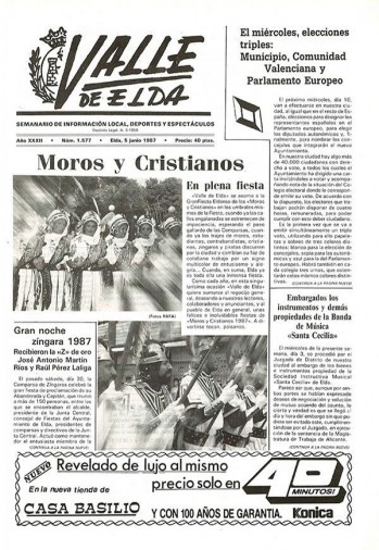 N&uacute;mero 1.577 - 5 de junio de 1987