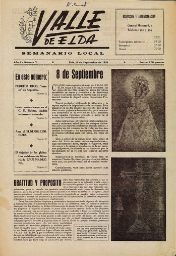 N&uacute;mero 0002 - 8 de septiembre de 1956