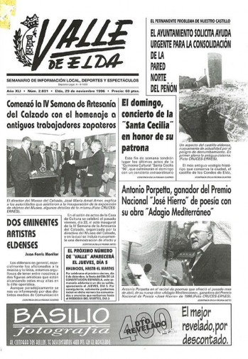 N&uacute;mero 2.031 - 29 de noviembre de 1996