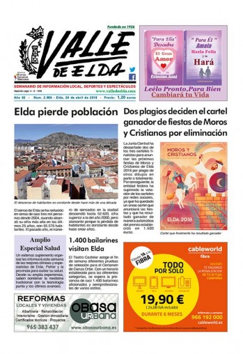 N&uacute;mero 2.986 - 20 de abril de 2018