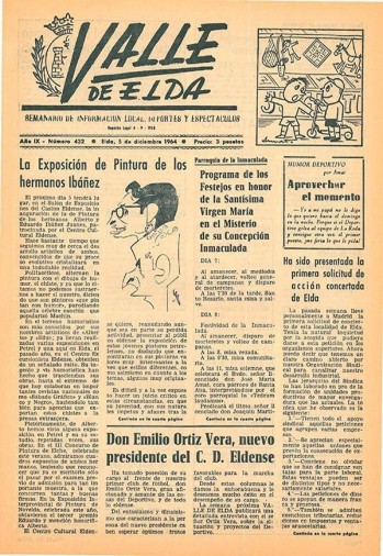 N&uacute;mero 0432 - 5 de diciembre de 1964