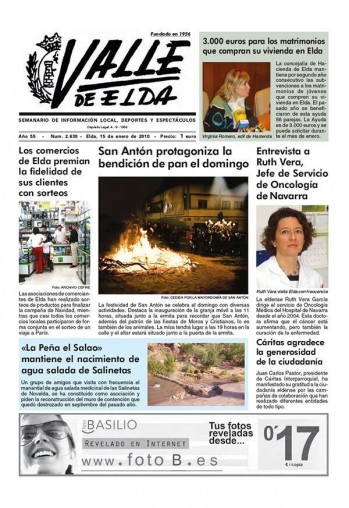 N&uacute;mero 2.630 - 15 de enero de 2010
