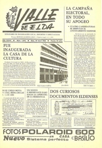 N&uacute;mero 1.378 - 29 de abril de 1983