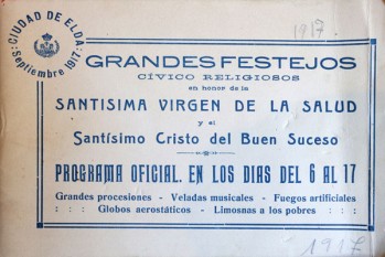 Programa Fiestas Mayores 1917
