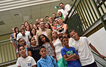 El Ayuntamiento de Petrer recibe la visita de 15 ni&ntilde;os saharauis
