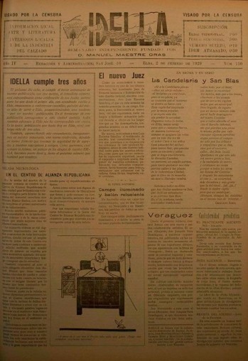 Idella n&ordm; 150 - A&ntilde;o 1929