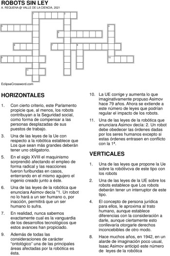 Robots sin ley