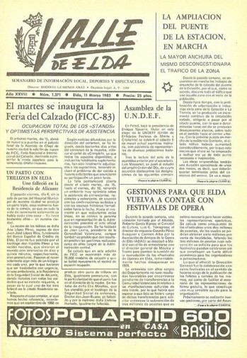 N&uacute;mero 1.371 - 11 de marzo de 1983