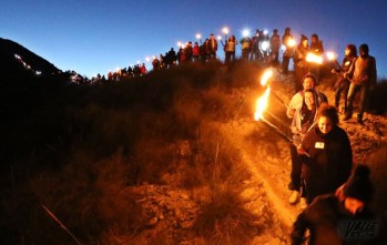Elda quiere blindar la tradicional Bajada de Antorchas de Bol&oacute;n