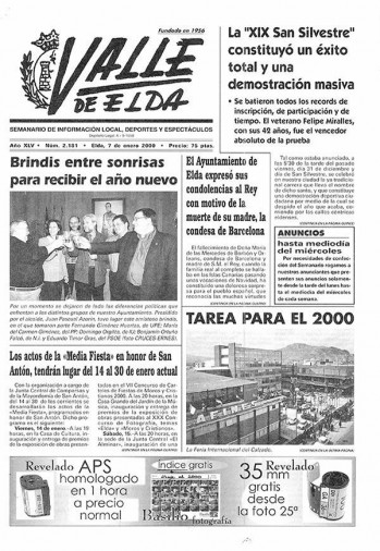 N&uacute;mero 2.181 - 7 de enero de 2000