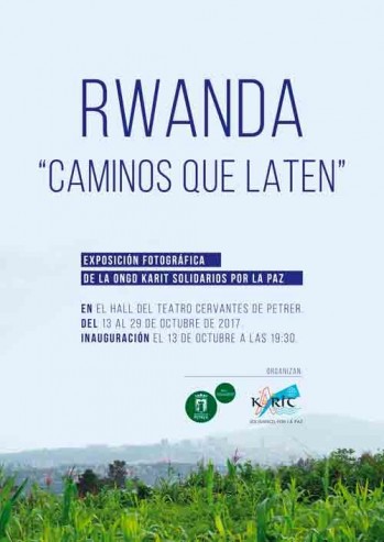 El Teatro Cervantes acoge la exposici&oacute;n fotogr&aacute;fica &ldquo;Rwanda, caminos que laten&rdquo;