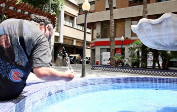 Elda registra temperaturas que rondan los 40 grados
