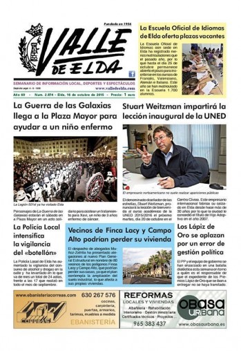 N&uacute;mero 2.874 - 16 de octubre de 2015