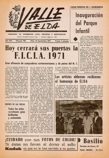 N&uacute;mero 0786 - 18 de septiembre de 1971
