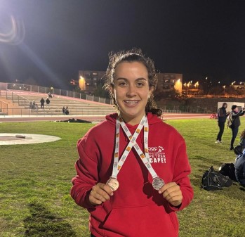 Anhara Ortega consigue dos bronces en el provincial de lanzamientos largos
