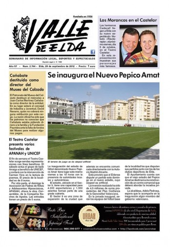 N&uacute;mero 2.744 - 28 de septiembre de 2012