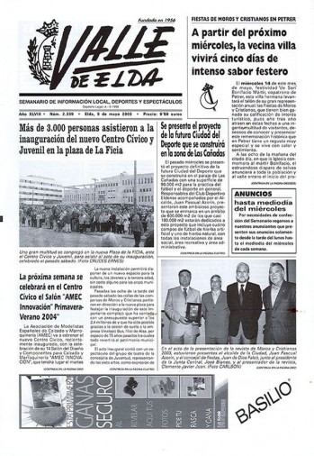 N&uacute;mero 2.339 - 9 de mayo de 2003